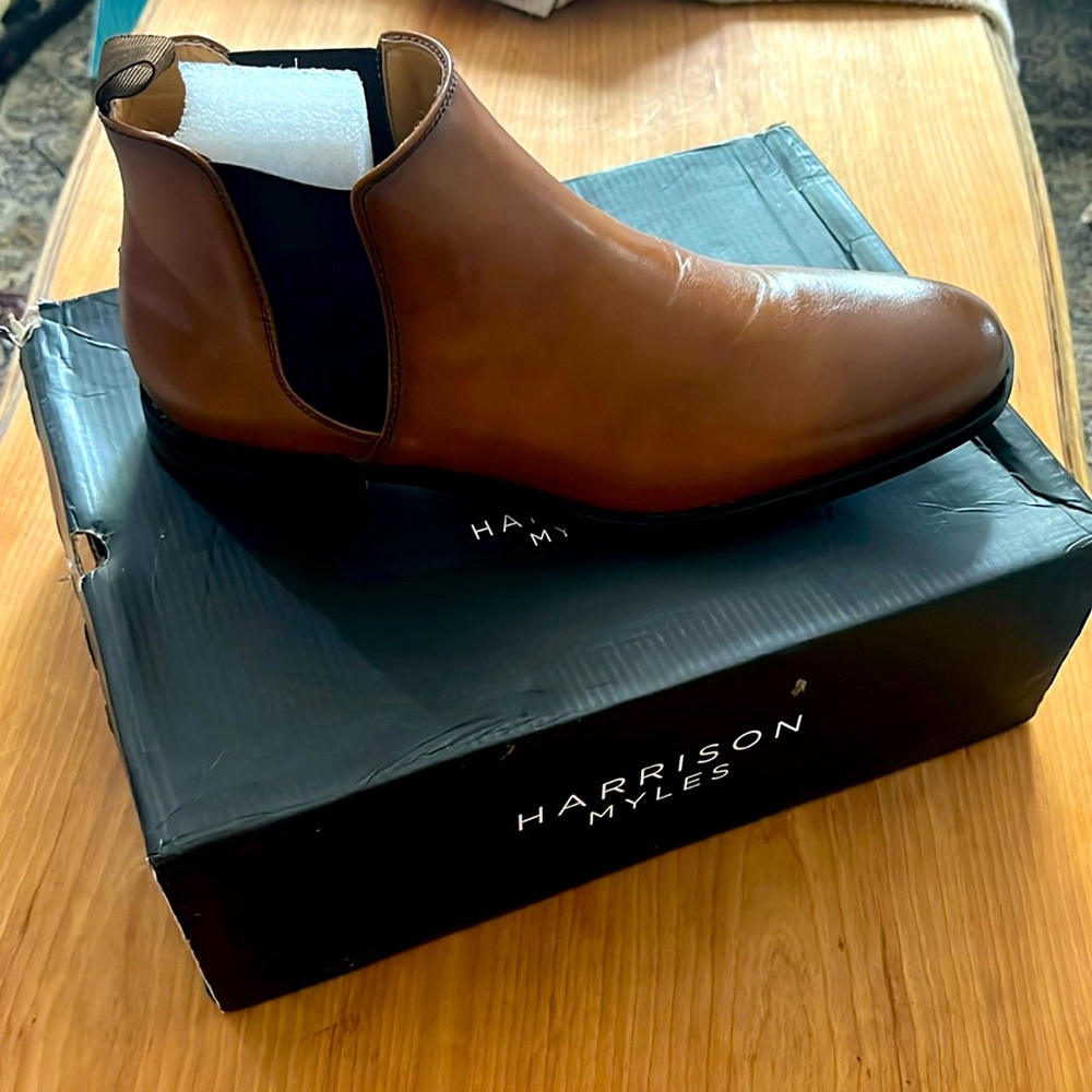 Men’s Cognac coloured Chelsea Dress boot